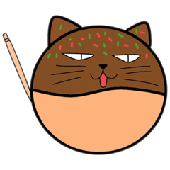 [LINEスタンプ] にゃこ焼きくん、一言シリーズ！