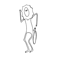 [LINEスタンプ] 細長いものたち その1