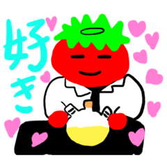 [LINEスタンプ] トマト氏 化学実験ver