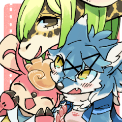 [LINEスタンプ] 素直な動物スタンプ