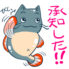 [LINEスタンプ] なまずキャット