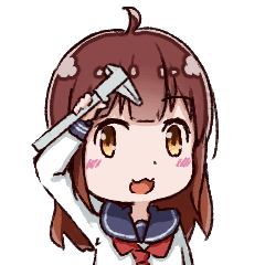 [LINEスタンプ] 研究室ガール 