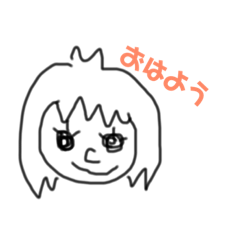 [LINEスタンプ] 手書きGirl 挨拶