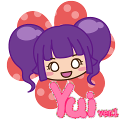 [LINEスタンプ] ゆいちゃんver.1 