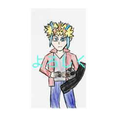 [LINEスタンプ] ワタルのオリキャラ、友達 