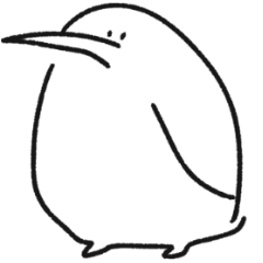 [LINEスタンプ] ギリギリペンギン