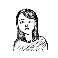 [LINEスタンプ] 書道部の先輩にいそうな女の人
