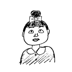 [LINEスタンプ] お団子ヘアのあさみちゃんスタンプ