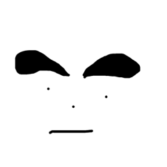 [LINEスタンプ] 太眉脱力系