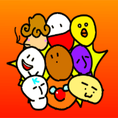 [LINEスタンプ] 愉快な仲間たち(^^♪