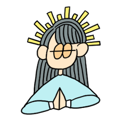 [LINEスタンプ] teiban girl