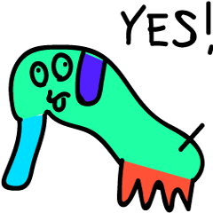 [LINEスタンプ] かわいいどうぶつ らくがき2