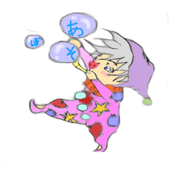 [LINEスタンプ] 豚鼻のピエロ