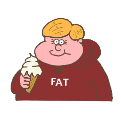 [LINEスタンプ] FATな毎日