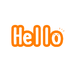 [LINEスタンプ] にこちゃん(英語)