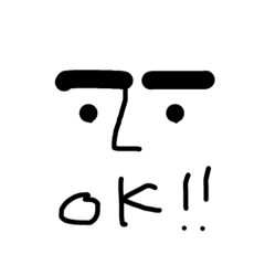 [LINEスタンプ] シュールな手書きフェイス(リアル顔文字)