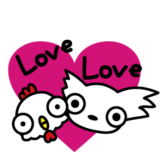 [LINEスタンプ] チワワの気持。チャボの気持。