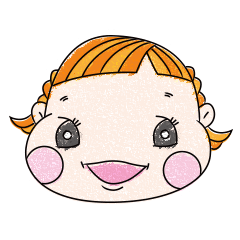 [LINEスタンプ] 可愛いここちゃんスタンプ