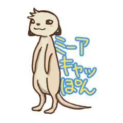[LINEスタンプ] ミーアキャっぽん 