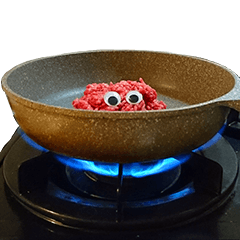 [LINEスタンプ] ひき肉くん