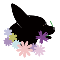 [LINEスタンプ] まっ黒わんこのララ-2