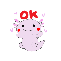 [LINEスタンプ] サックス吹きのウーパールーパー
