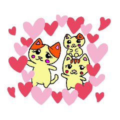 [LINEスタンプ] さんしにゃい 