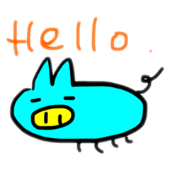 [LINEスタンプ] ゆる〜いブタさん その4