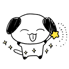 [LINEスタンプ] 舌ペロ犬ちゃん 