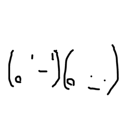 [LINEスタンプ] 顔文字 手書き ✩.*˚ 