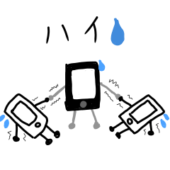 [LINEスタンプ] 携帯電話 