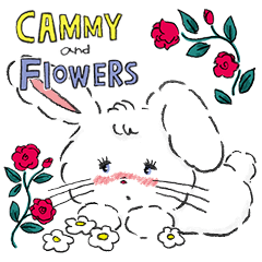 [LINEスタンプ] CAMMY and FLOWERS