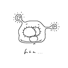 [LINEスタンプ] ぐるぐる星人