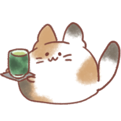 [LINEスタンプ] もふもふねこの使いやすい日常スタンプ