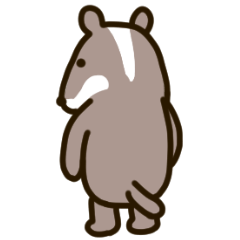 [LINEスタンプ] あなぐまのどんちゃんスタンプ