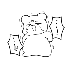 [LINEスタンプ] くまたんときどきねこたん