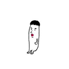 [LINEスタンプ] 無口なボブ