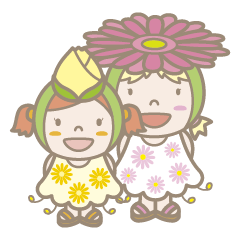 [LINEスタンプ] 花花ちゃんとダイエット