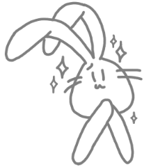 [LINEスタンプ] わたしのうさぎ(細胞)。