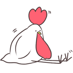 [LINEスタンプ] ゆるっとにわとりが一匹
