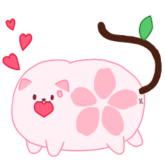 [LINEスタンプ] サクニャ─の ももいろ日常