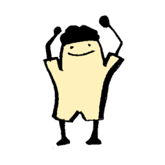 [LINEスタンプ] モフモフ君 