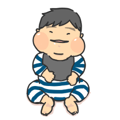 [LINEスタンプ] むちむちボーイ 