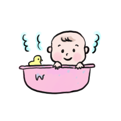 [LINEスタンプ] 赤ちゃんってこんな 