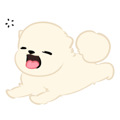 [LINEスタンプ] ポ─メラニアンの ポメな 日常