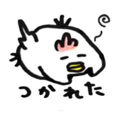 [LINEスタンプ] まあるいニワトリ