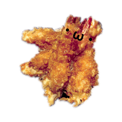 [LINEスタンプ] 海老天丼ファミリー