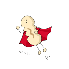 [LINEスタンプ] 飛べ！ちんすこうくん！ 