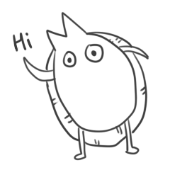 [LINEスタンプ] ふつうのヒラメ 