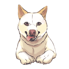 [LINEスタンプ] ラッシーのおうち1周年記念 